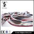 Hot selling long fringe plaid 100% viscose beauty scarf